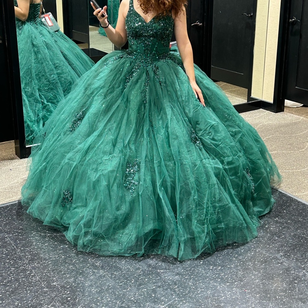 Elegant Green Ball Gown